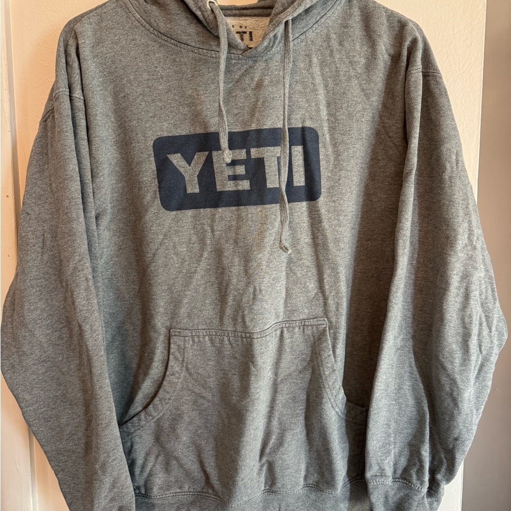 YETI Charcoal Gray Hoodie for Men